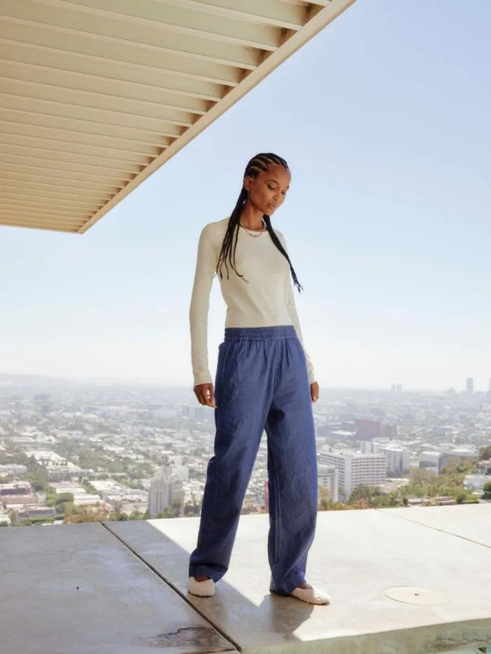 Women Pants and Jumpsuits Xirena Blue Rinse Atticus Pant