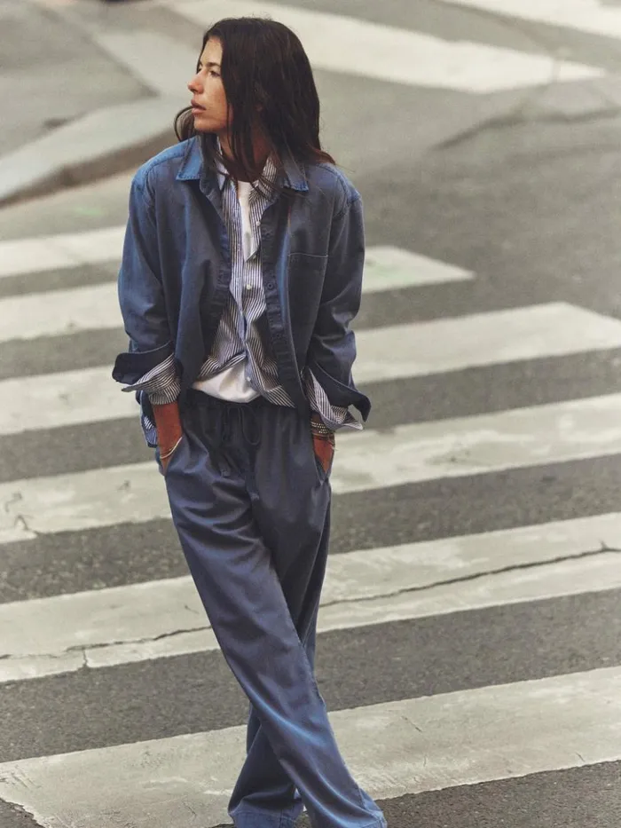 Women Pants and Jumpsuits Xirena Blue Storm Dash Twill Pant