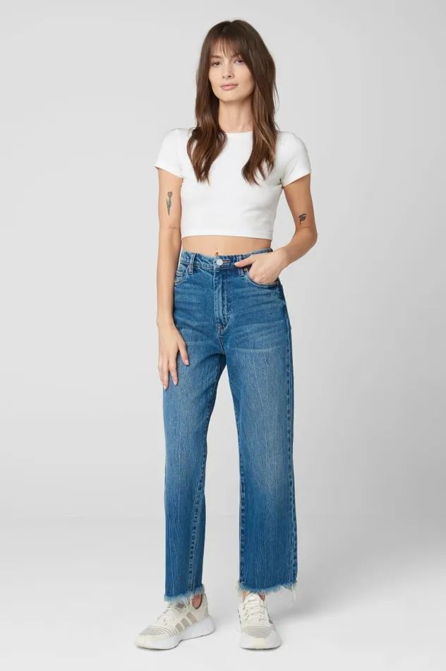 Women Pants Blank Nyc Baxter In First Kiss Jean