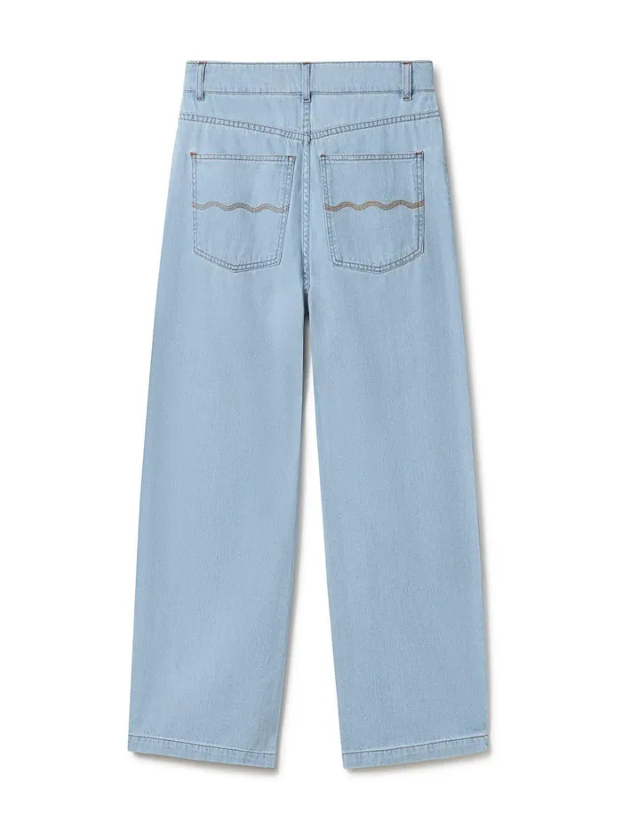 Women Pants Women 8211 Karri 8211 Sky Blue TWOTHIRDS Pants