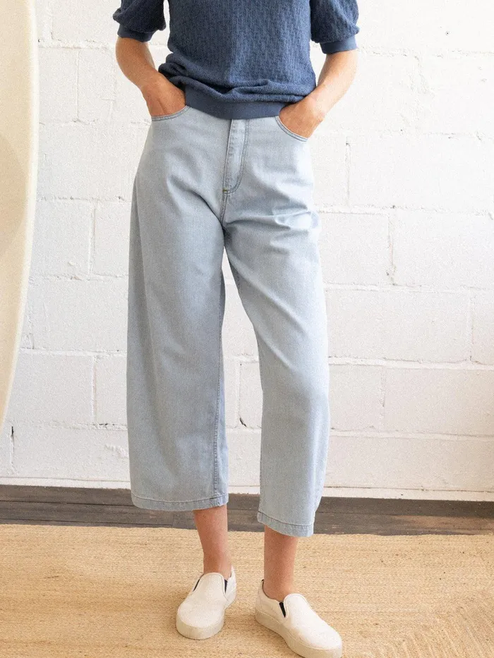 Women Pants Women 8211 Karri 8211 Sky Blue TWOTHIRDS Pants