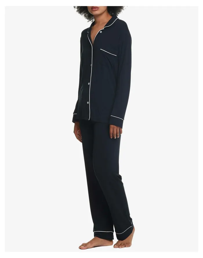 Women Papinelle Sleepwear Modal Kate Pajama Set Black Madewell Pajamas