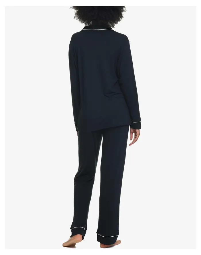 Women Papinelle Sleepwear Modal Kate Pajama Set Black Madewell Pajamas Women Papinelle Sleepwear Modal Kate Pajama Set Black Madewell Pajamas