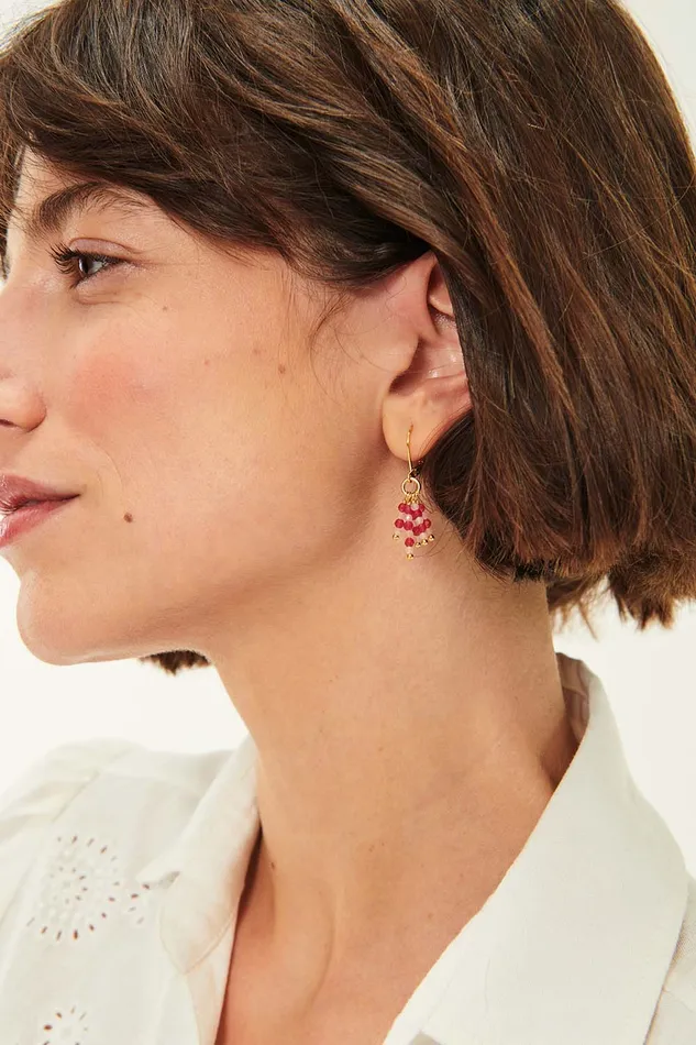 Women Paradis SantalMango Earrings Des Petits Hauts Jewellery Dph X Feeka
