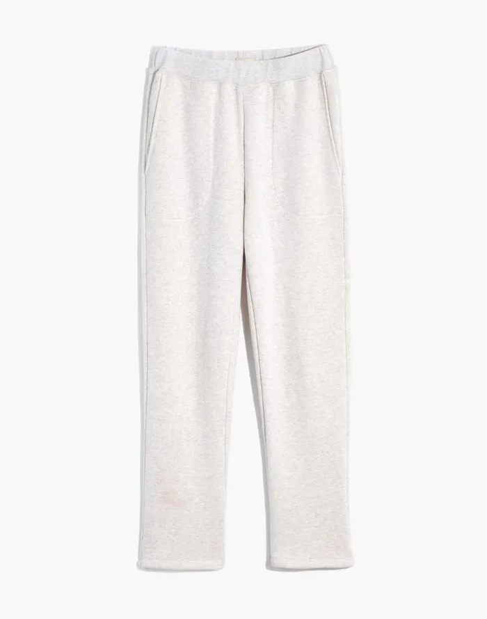 Women Plus MWL Airyterry Stitched Pocket Tapered Sweatpants Hthr Lt Grey Madewell MWL Athleisure Women Plus MWL Airyterry Stitched Pocket Tapered Sweatpants Hthr Lt Grey Madewell MWL Athleisure