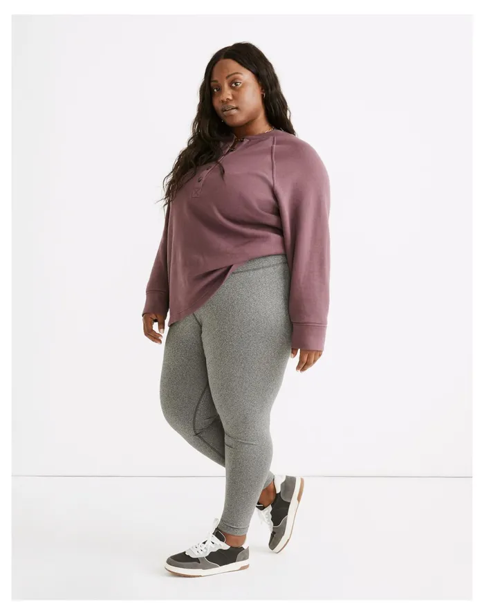 Women Plus MWL Form High Rise 28034 Leggings In Heathered Charcoal Hthr Charcoal Madewell MWL Athleisure Women Plus MWL Form High Rise 28034 Leggings In Heathered Charcoal Hthr Charcoal Madewell MWL Athleisure