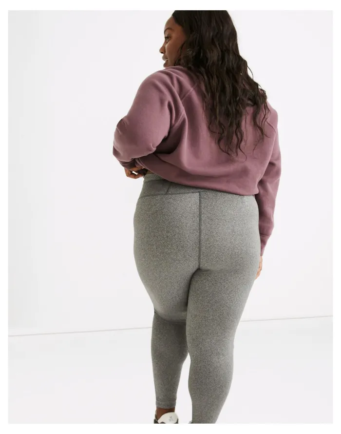 Women Plus MWL Form High Rise 28034 Leggings In Heathered Charcoal Hthr Charcoal Madewell MWL Athleisure Women Plus MWL Form High Rise 28034 Leggings In Heathered Charcoal Hthr Charcoal Madewell MWL Athleisure