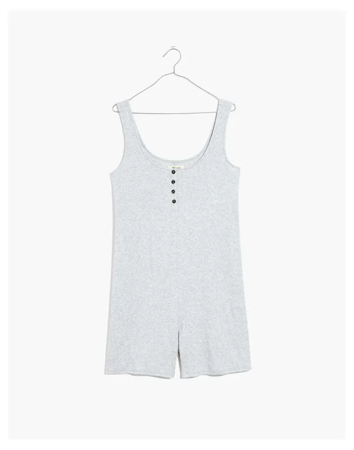 Women Pointelle Henley Pajama Romper Hthr Platinum Madewell Pajamas Women Pointelle Henley Pajama Romper Hthr Platinum Madewell Pajamas