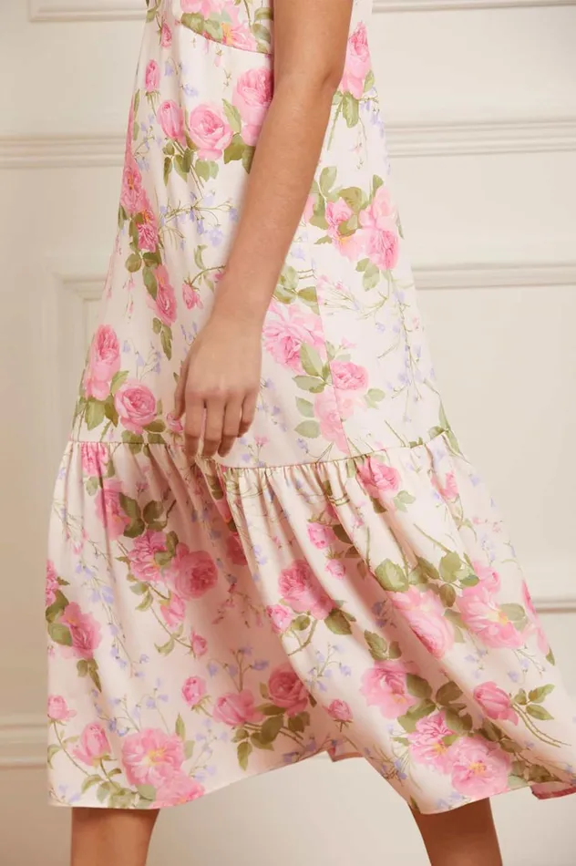 Women Printed Dresses Needle and Thread Rose Bluebell Cami Ankle Dress Multi