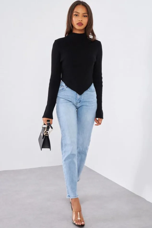 Women Pull Noir Court En Laine Black Brentiny Paris Sweaters and Sweatshirts Women Pull Noir Court En Laine Black Brentiny Paris Sweaters and Sweatshirts