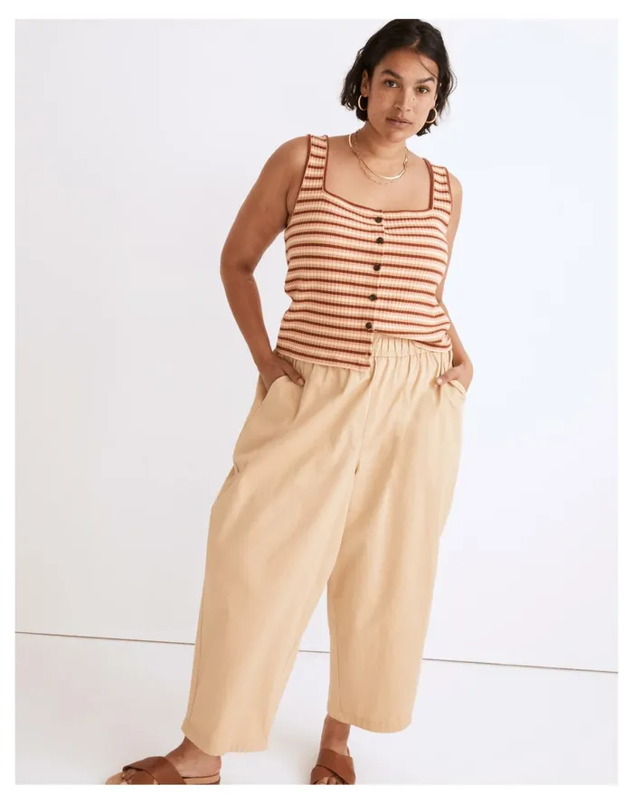 Women Pull On Oversized Balloon Pants Desert Dune Madewell Pants