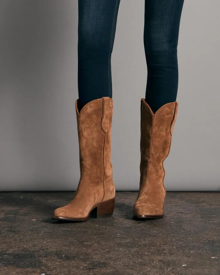 Women Rag and Bone Boots Rb Cowboy Boot Sabbia Suede Women Rag and Bone Boots Rb Cowboy Boot Sabbia Suede