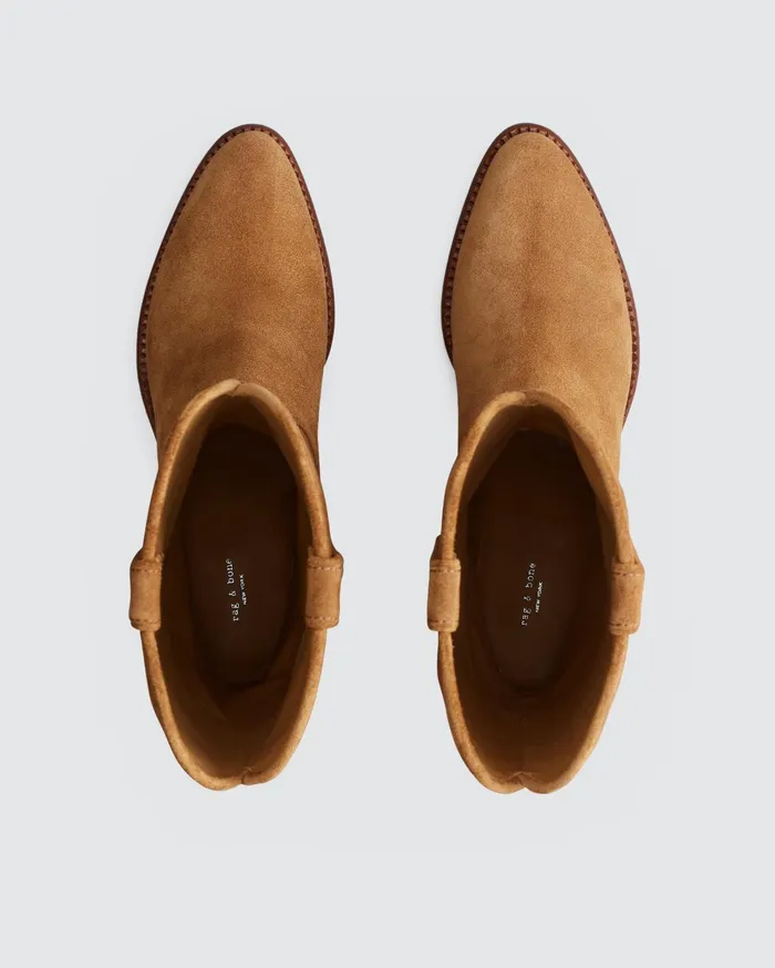 Women Rag and Bone Boots Rb Cowboy Boot Sabbia Suede Women Rag and Bone Boots Rb Cowboy Boot Sabbia Suede