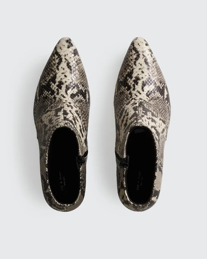Women Rag and Bone Boots Spire Boot White Snake