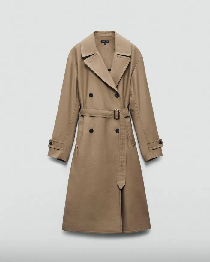 Women Rag and Bone Coats and Jackets Theresa Cotton Trench Coat Tobacco Women Rag and Bone Coats and Jackets Theresa Cotton Trench Coat Tobacco