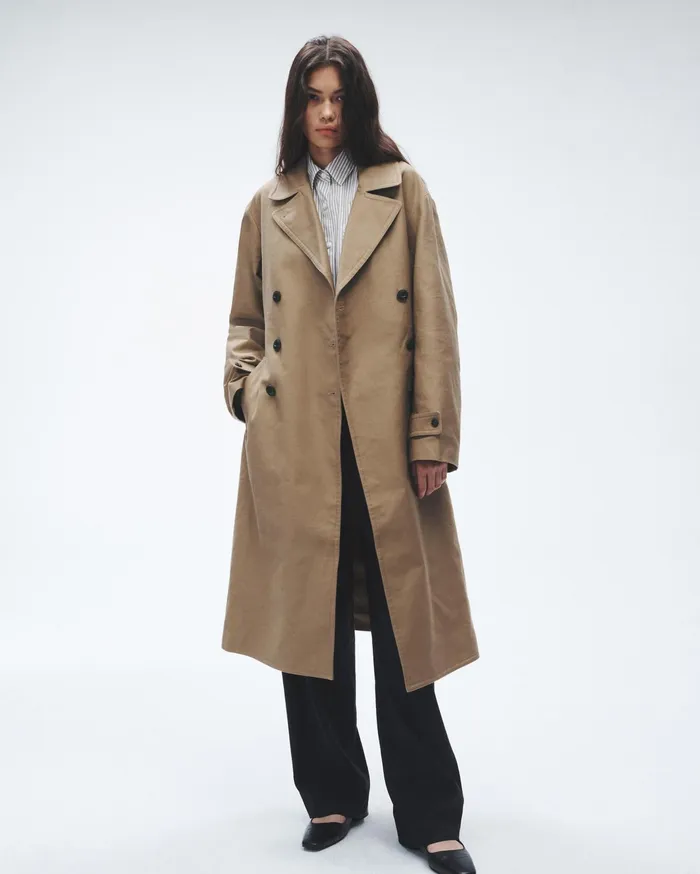 Women Rag and Bone Coats and Jackets Theresa Cotton Trench Coat Tobacco Women Rag and Bone Coats and Jackets Theresa Cotton Trench Coat Tobacco