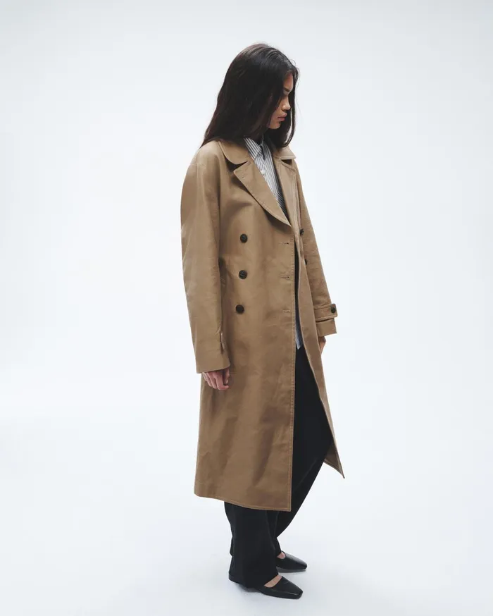 Women Rag and Bone Coats and Jackets Theresa Cotton Trench Coat Tobacco Women Rag and Bone Coats and Jackets Theresa Cotton Trench Coat Tobacco