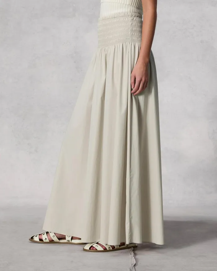 Women Rag and Bone Dresses and Skirts Alice Cotton Poplin Skirt Beige Women Rag and Bone Dresses and Skirts Alice Cotton Poplin Skirt Beige