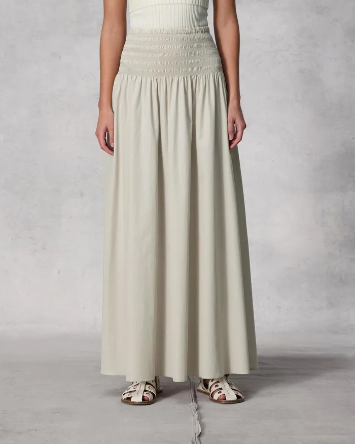 Women Rag and Bone Dresses and Skirts Alice Cotton Poplin Skirt Beige Women Rag and Bone Dresses and Skirts Alice Cotton Poplin Skirt Beige