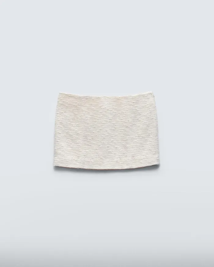 Women Rag and Bone Dresses and Skirts Emerson Italian Tweed Skirt Ivory Women Rag and Bone Dresses and Skirts Emerson Italian Tweed Skirt Ivory