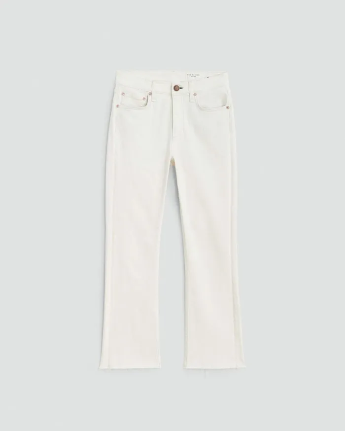 Women Rag and Bone Flare and Bootcut Peyton Ankle Bootcut Ecru Women Rag and Bone Flare and Bootcut Peyton Ankle Bootcut Ecru
