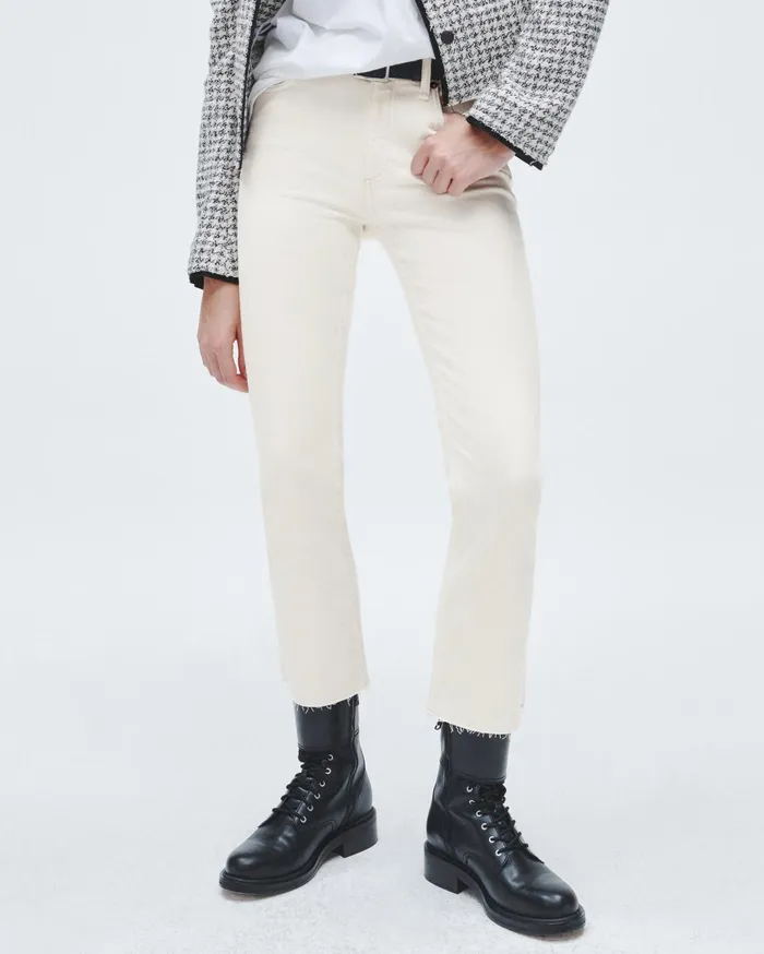 Women Rag and Bone Flare and Bootcut Peyton Ankle Bootcut Ecru Women Rag and Bone Flare and Bootcut Peyton Ankle Bootcut Ecru