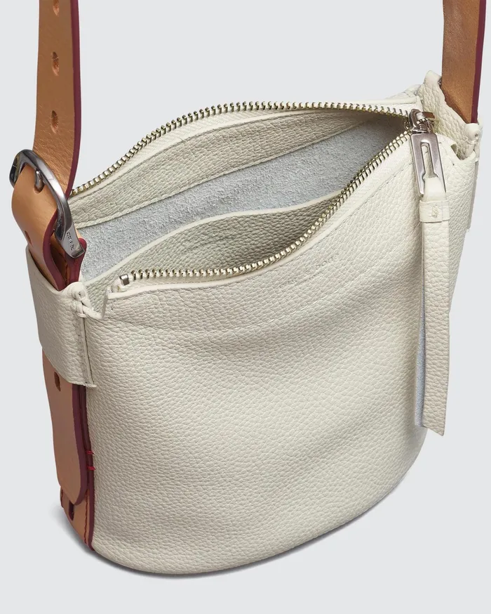 Women Rag and Bone Handbags Belize Mini Bucket Bag Antique White Women Rag and Bone Handbags Belize Mini Bucket Bag Antique White