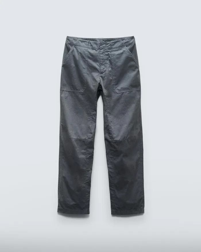 Women Rag and Bone Pants Leyton Full Length Cotton Pant Dark Grey Women Rag and Bone Pants Leyton Full Length Cotton Pant Dark Grey