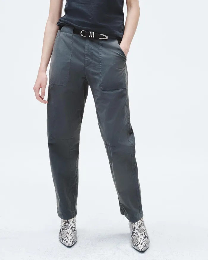 Women Rag and Bone Pants Leyton Full Length Cotton Pant Dark Grey Women Rag and Bone Pants Leyton Full Length Cotton Pant Dark Grey
