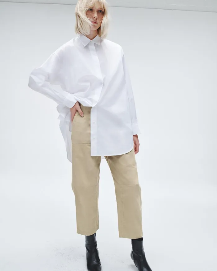 Women Rag and Bone Pants Leyton Workwear Cotton Pant Khaki