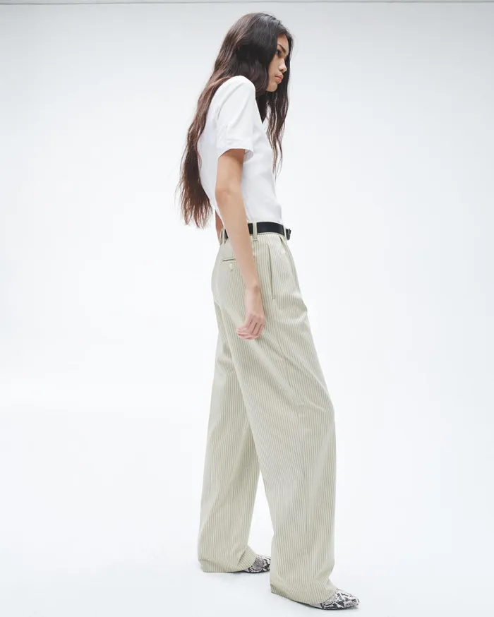 Women Rag and Bone Pants Marianne Ponte Pant Ivory Stripe Women Rag and Bone Pants Marianne Ponte Pant Ivory Stripe