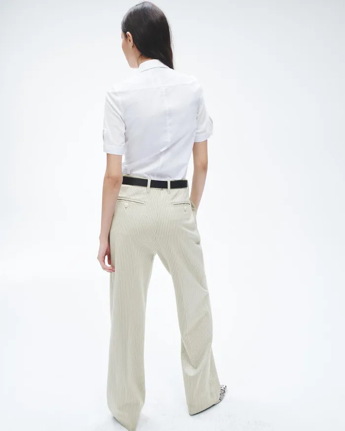Women Rag and Bone Pants Marianne Ponte Pant Ivory Stripe Women Rag and Bone Pants Marianne Ponte Pant Ivory Stripe