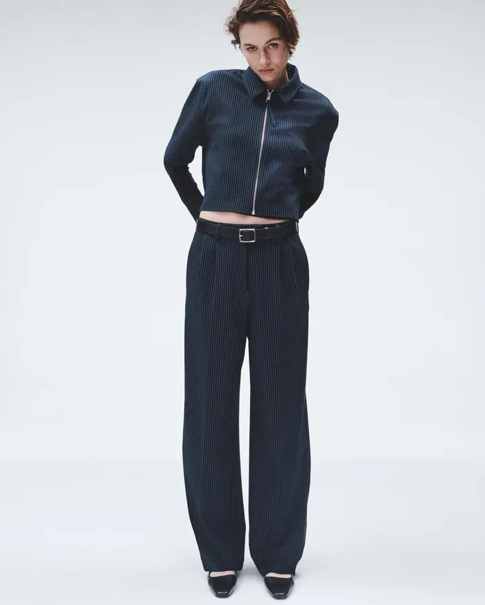 Women Rag and Bone Pants Marianne Ponte Pant Navy Stripe Women Rag and Bone Pants Marianne Ponte Pant Navy Stripe