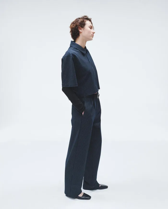 Women Rag and Bone Pants Marianne Ponte Pant Navy Stripe Women Rag and Bone Pants Marianne Ponte Pant Navy Stripe