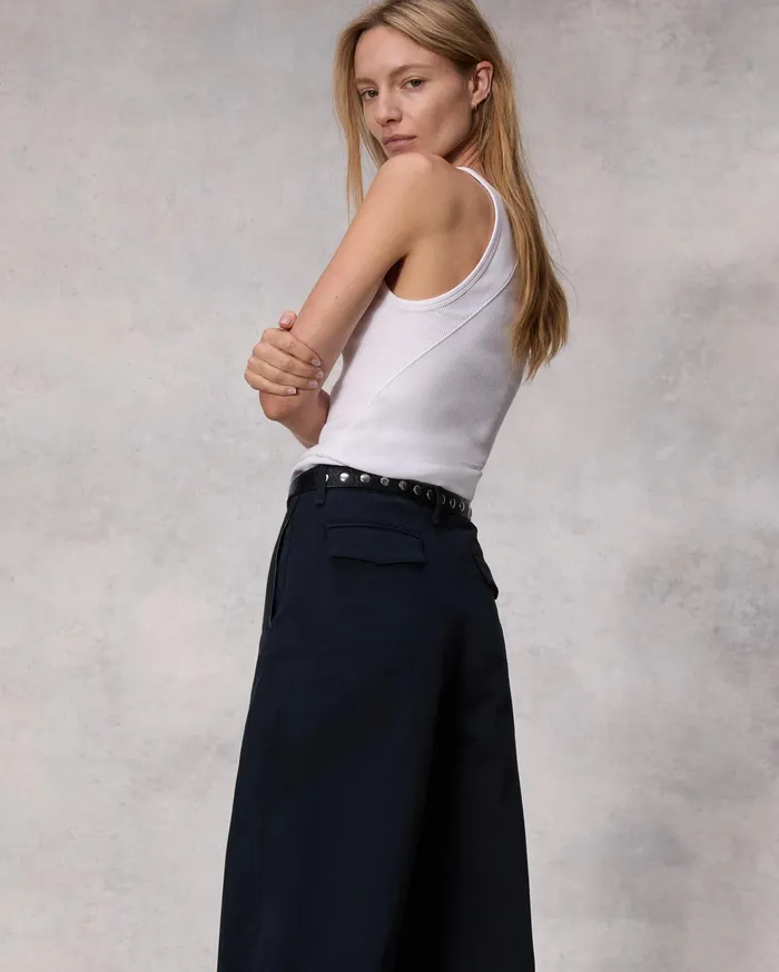 Women Rag and Bone Pants Sofie Wide Leg Cotton Chino Salute Women Rag and Bone Pants Sofie Wide Leg Cotton Chino Salute