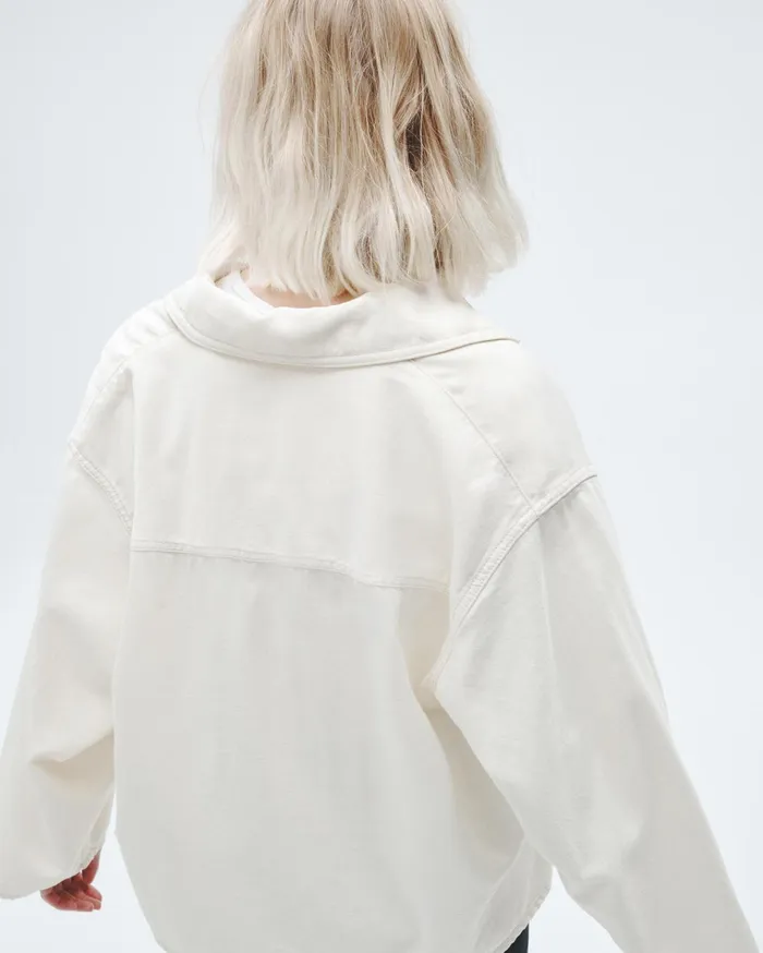 Women Rag and Bone Tops Ultra Featherweight Emily Popover Ecru Women Rag and Bone Tops Ultra Featherweight Emily Popover Ecru