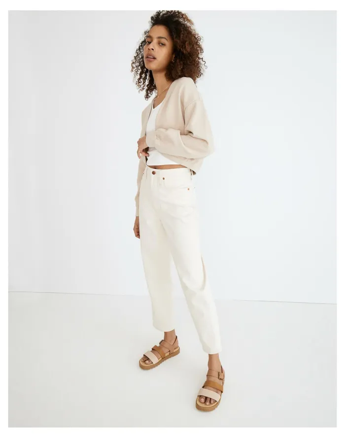 Women Resourced Cotton Cropped Bolero Sweatshirt Dried Flax Madewell Sweatshirts and Sweatpants Women Resourced Cotton Cropped Bolero Sweatshirt Dried Flax Madewell Sweatshirts and Sweatpants