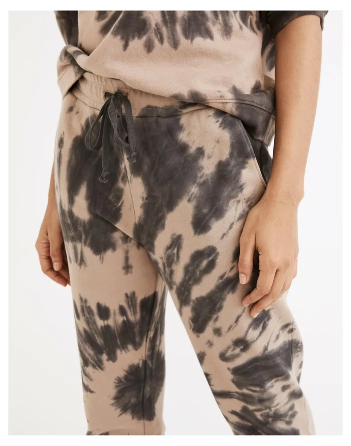 Women Resourced Cotton Retro Sweatpants In Swirl Tie Dye Coal Madewell Sweatshirts and Sweatpants Women Resourced Cotton Retro Sweatpants In Swirl Tie Dye Coal Madewell Sweatshirts and Sweatpants