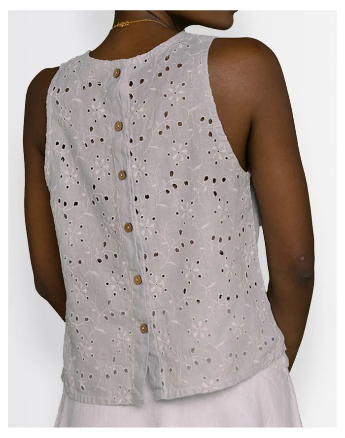 Women Reistor Hemp Eyelet Back Sunshine And Streetlights Top Grey Madewell Tops and Shirts Women Reistor Hemp Eyelet Back Sunshine And Streetlights Top Grey Madewell Tops and Shirts