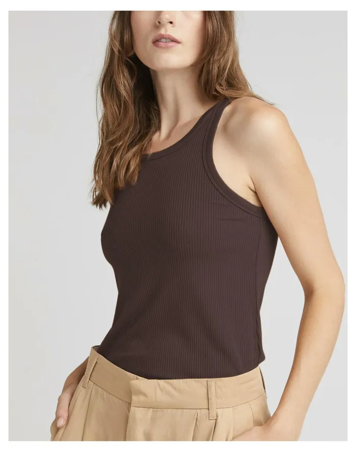 Women Richer Poorer Vintage Rib Tank Coffee Madewell Pajamas
