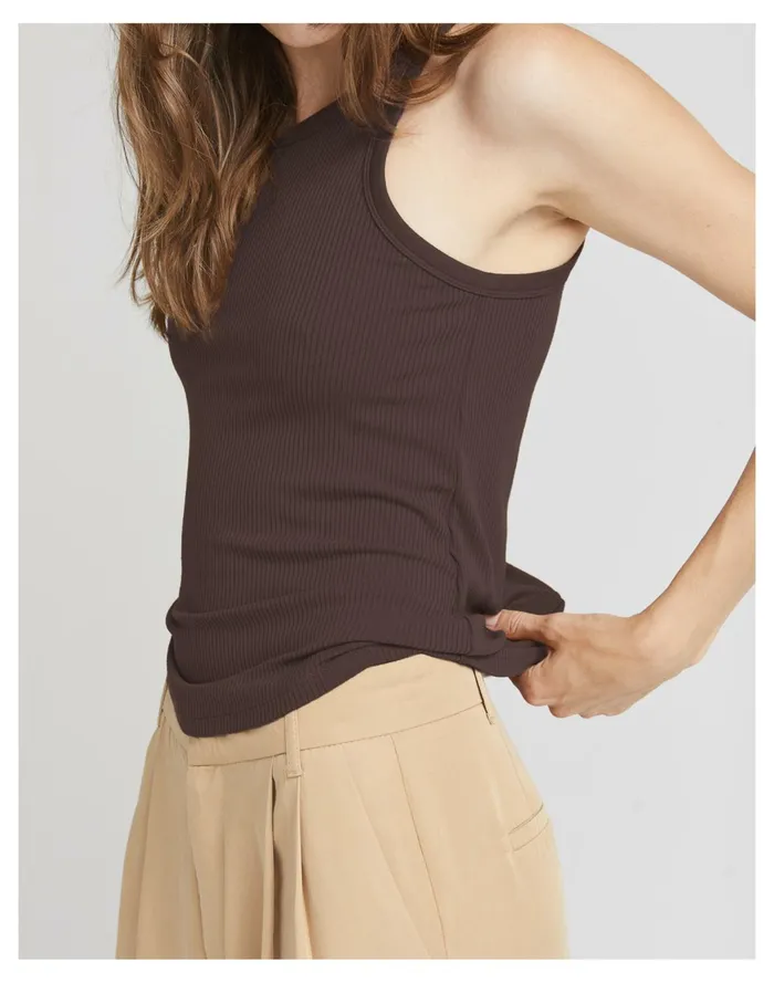 Women Richer Poorer Vintage Rib Tank Coffee Madewell Pajamas Women Richer Poorer Vintage Rib Tank Coffee Madewell Pajamas