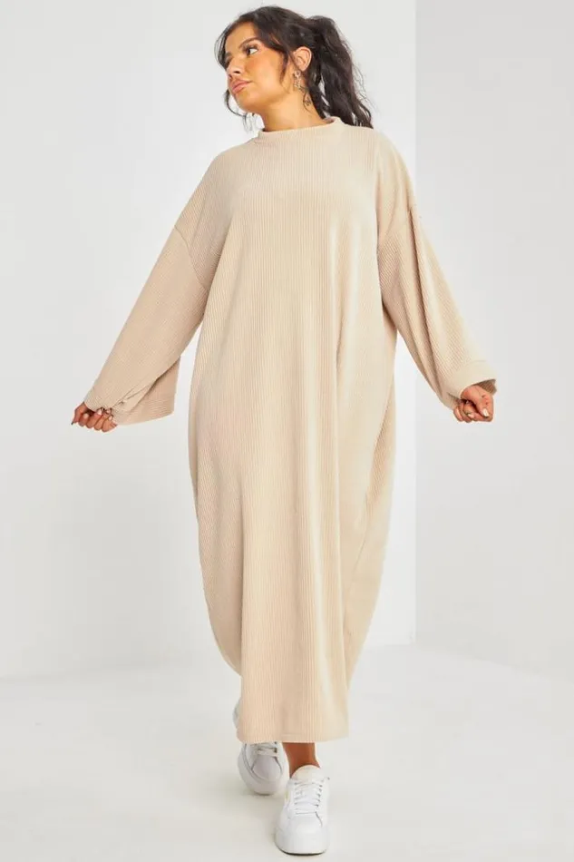 Women Robe Beige Ctele En Velours Beige Brentiny Paris Short Dresses