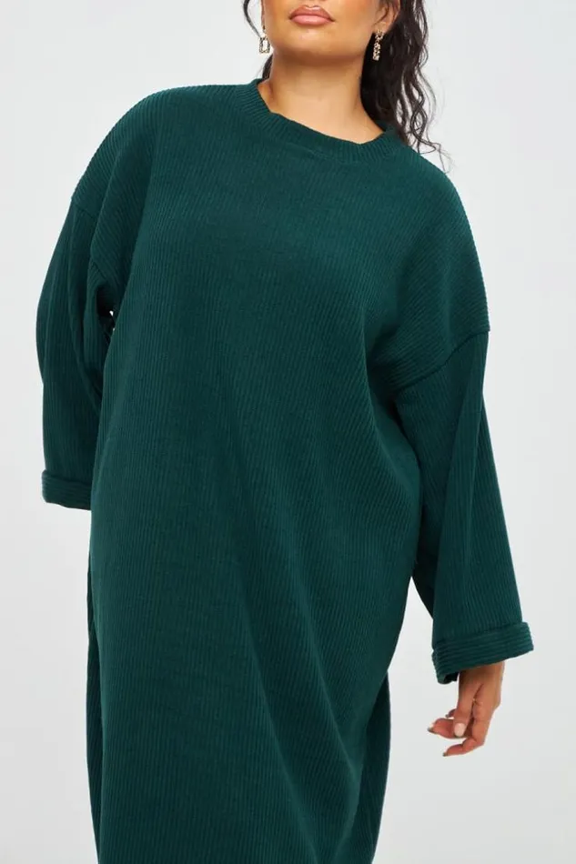 Women Robe Vert Fonc Ctele En Velours Green Brentiny Paris Short Dresses