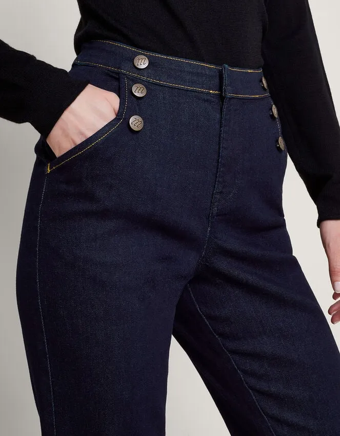 Women Rosa Flared Denim Jeans Blue Monsoon Casualwear