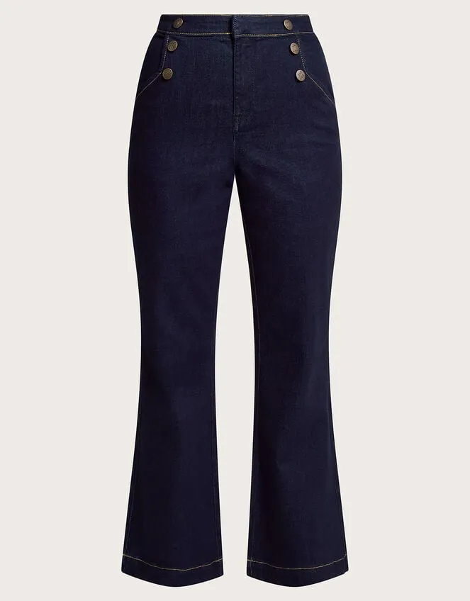 Women Rosa Flared Denim Jeans Blue Monsoon Casualwear