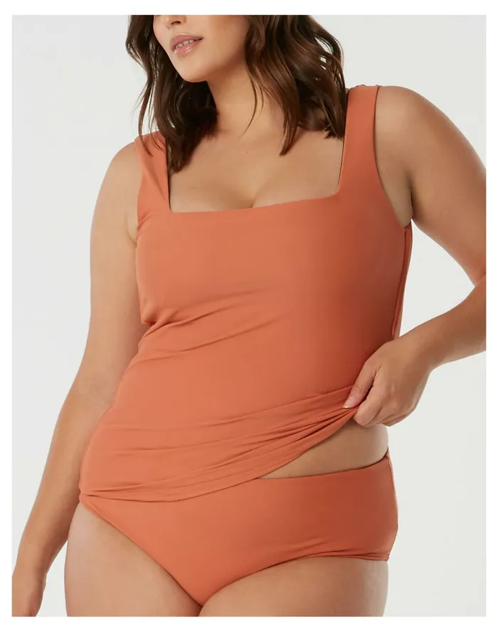 Women SAINT SOMEBODY Let Love Rule Singlet Top Clay Madewell Swim