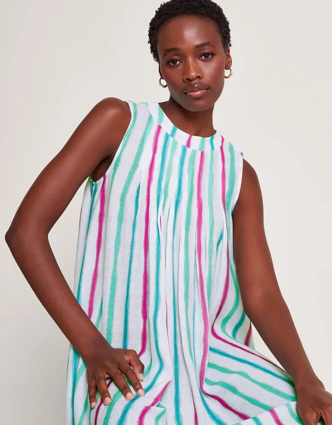 Women Sally Stripe Dress Ivory Monsoon Dresses