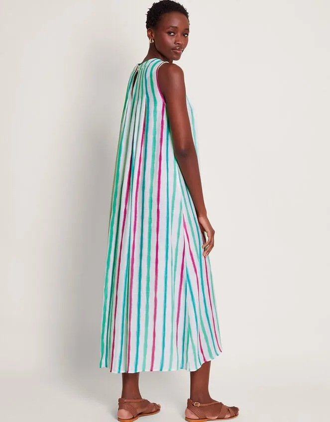 Women Sally Stripe Dress Ivory Monsoon Dresses