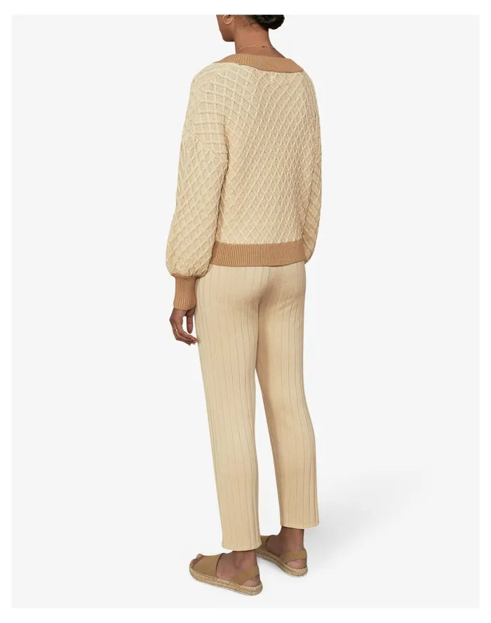 Women Sancia Denali Pullover Sweater Cream Madewell Sweaters Women Sancia Denali Pullover Sweater Cream Madewell Sweaters
