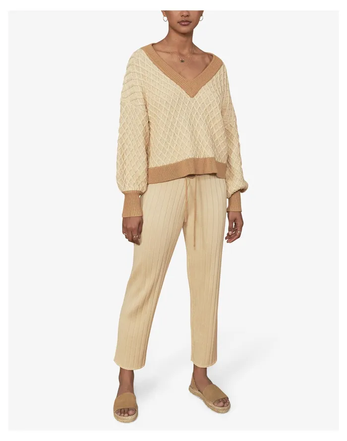 Women Sancia Denali Pullover Sweater Cream Madewell Sweaters Women Sancia Denali Pullover Sweater Cream Madewell Sweaters